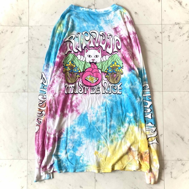 RIPNDIP(リップンディップ)のリップンディップ マルチカラー ロンT ロングスリーブ メンズのトップス(Tシャツ/カットソー(七分/長袖))の商品写真