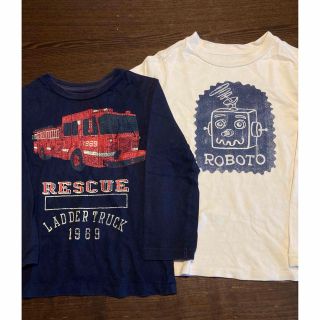 ギャップ(GAP)のGAP baby 男の子長袖Tシャツ2枚　90-110(Tシャツ/カットソー)