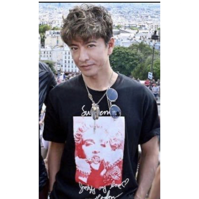 Supreme(シュプリーム)のSupreme 18AW madonna Tee  黒　Ｌサイズ　 メンズのトップス(Tシャツ/カットソー(半袖/袖なし))の商品写真