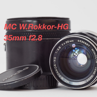 コニカミノルタ(KONICA MINOLTA)のMINOLTA ミノルタMC W.Rokkor-HG 35mm F2.8(レンズ(単焦点))