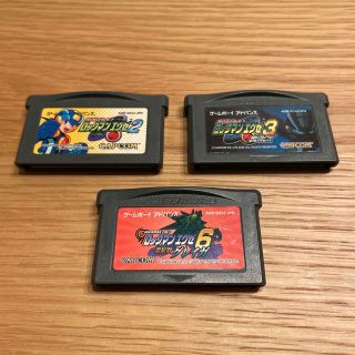 ロックマンエグゼ　2、3(BLACK)、6(グレイガ)(携帯用ゲームソフト)