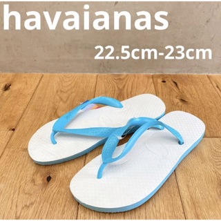 ハワイアナス(havaianas)の新品送料込み　ハワイアナス　サンダル　トラディショナル　ブルー　23cm(ビーチサンダル)