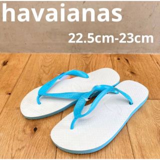 ハワイアナス(havaianas)の新品送料込み　ハワイアナス　サンダル　トラディショナル　ブルー　23cm(ビーチサンダル)