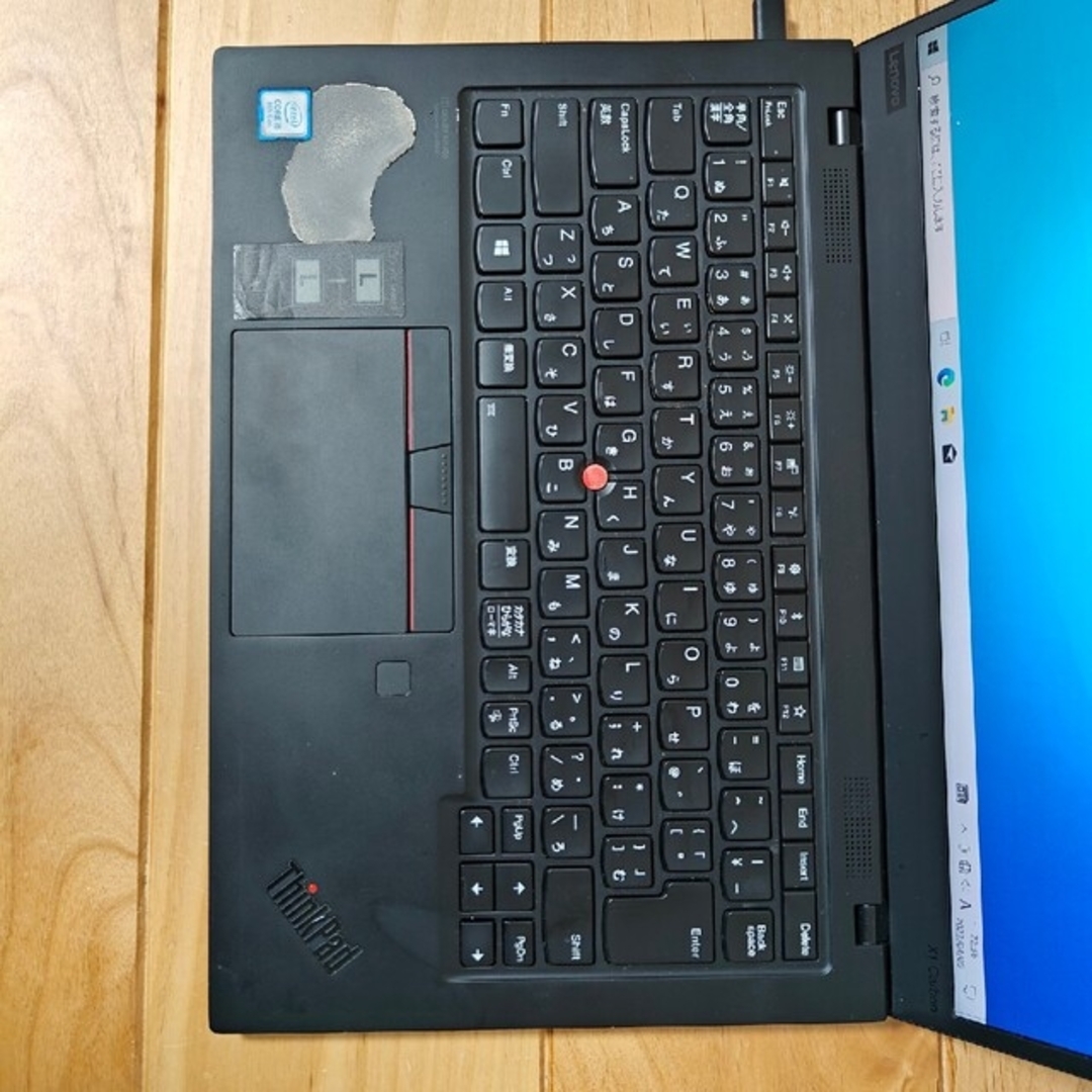 2019年モデル Thinkpad X1 carbon 7th②