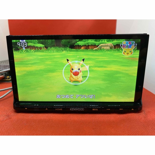 KENWOOD 上級ナビ MDV-535DT フルセグTV 新品バックカメラ付き 日本
