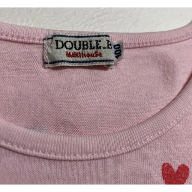 DOUBLE.B(ダブルビー)のDOUBLE.B Tシャツ 100 キッズ/ベビー/マタニティのキッズ服女の子用(90cm~)(Tシャツ/カットソー)の商品写真