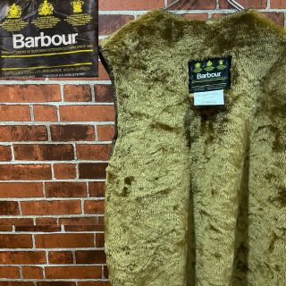 バーブァー(Barbour)の【希少】B3 Barbour ファーベスト C46 古着ベスト イングランド製(ベスト)