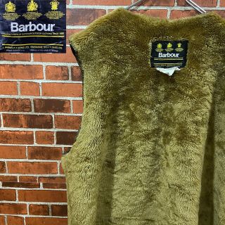 バーブァー(Barbour)の【90s】B7 Barbour ファーベスト C52 古着ベスト イングランド製(ベスト)