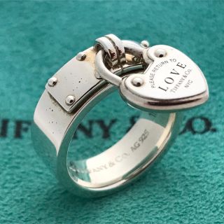 ティファニー(Tiffany & Co.)のTiffany リターントゥティファニー ラブ ロック リング10号希少(リング(指輪))