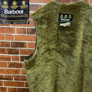 バーブァー(Barbour)の【90s】B8 Barbour ファーベスト C42 古着ベスト イングランド製(ベスト)