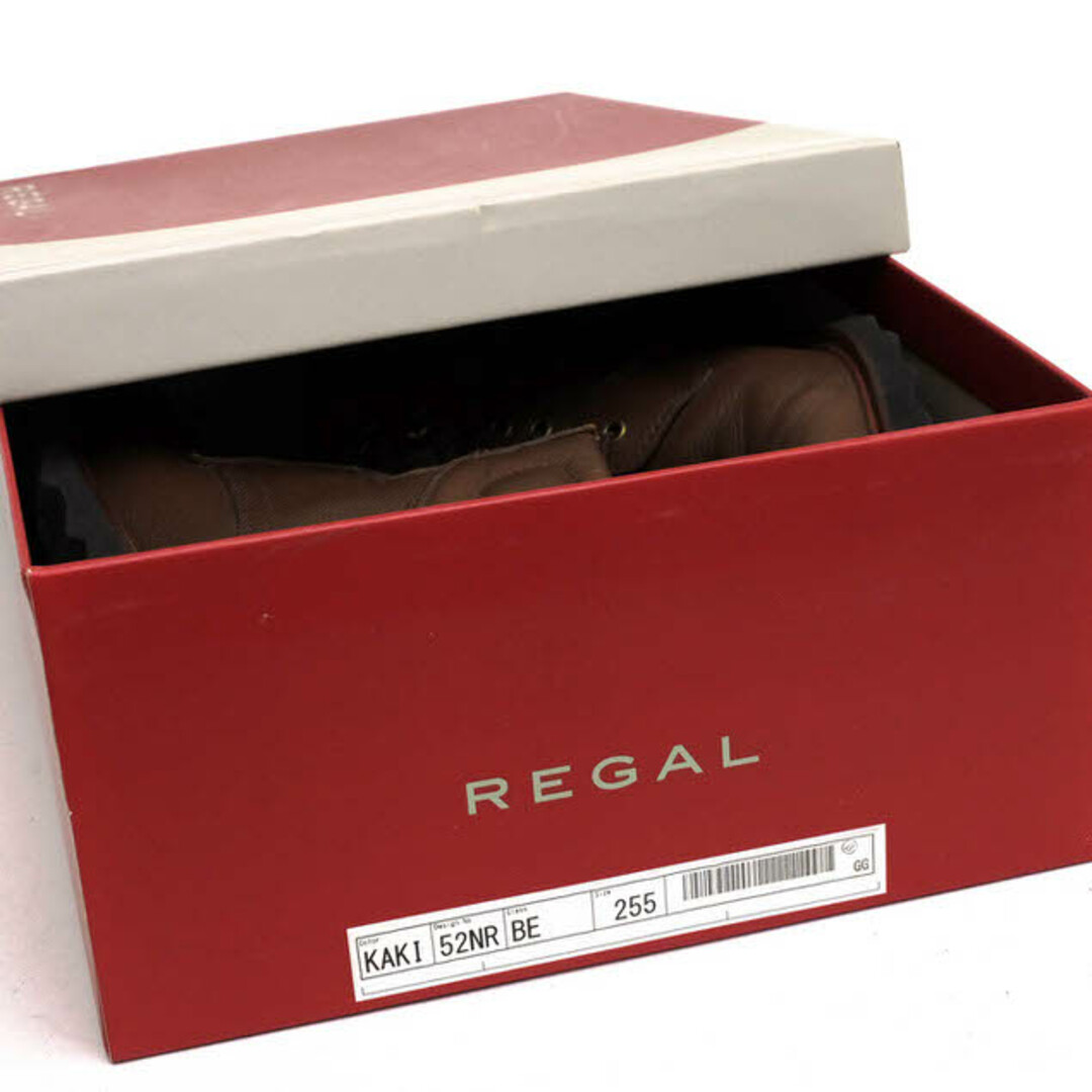 リーガル／REGAL ワークブーツ シューズ 靴 メンズ 男性 男性用レザー 革 本革 オリーブ カーキ  52NR セメンテッド式 プレーントゥ サイドジップ 8