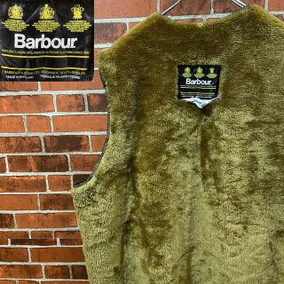 バーブァー(Barbour)の【90s】B9 Barbour ファーベスト C42 古着ベスト イングランド製(ベスト)