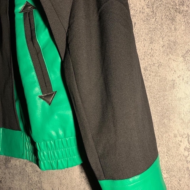 Bottega Veneta(ボッテガヴェネタ)のVINTAGE SpecialGreen InsideOutPattern JK メンズのジャケット/アウター(ブルゾン)の商品写真