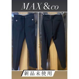 マックスアンドコー(Max & Co.)のMAX＆co スラックスパンツ センタープレスパンツ(カジュアルパンツ)