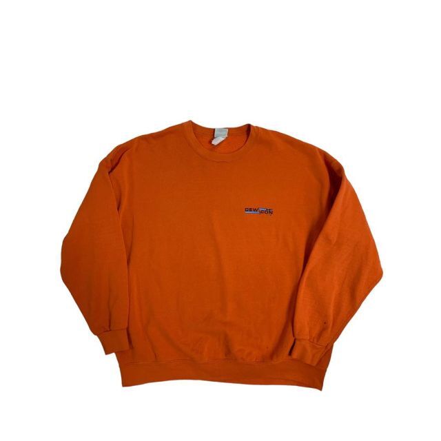 LEE 90s 企業ロゴ オレンジ スウェット SIZE:XL DEW CON 1