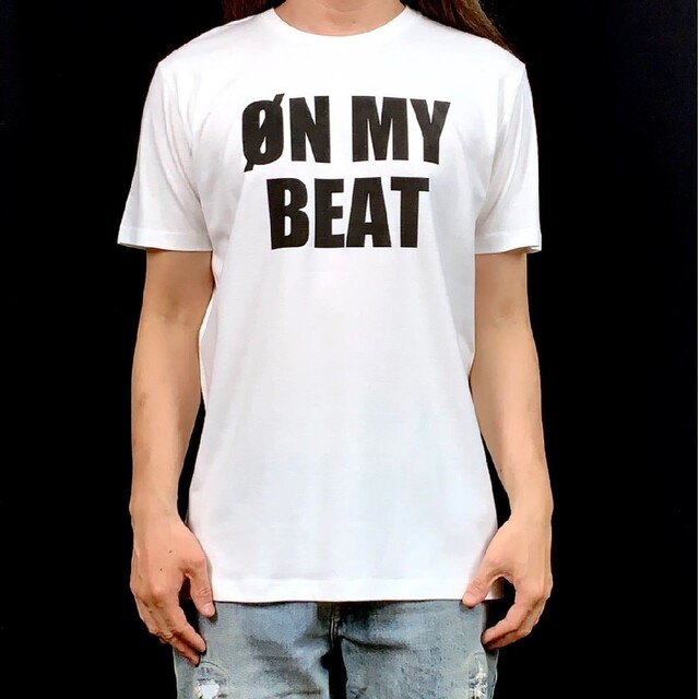 新品 BOOWY ボウイ ON MY BEAT 邦楽 Jロックバンド Tシャツ