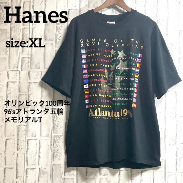 Hanes　オリンピック100周年96年アトランタ五輪メモリアルTシャツ90's