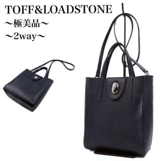 トフアンドロードストーン(TOFF＆LOADSTONE)の【極美品・希少✨】トフ&ロードストーン ドアノブ ショルダーバッグ ネイビー(ショルダーバッグ)