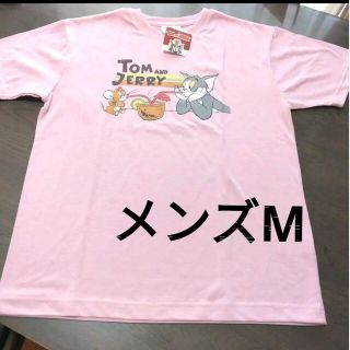 新品　メンズ　Tシャツ　Mサイズ　ピンク　半袖(その他)