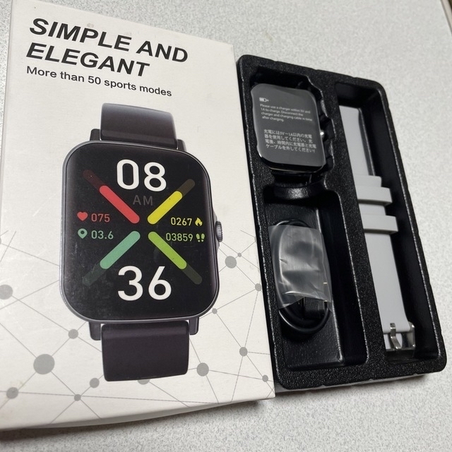 スマートウォッチ　健康管理 メンズの時計(腕時計(デジタル))の商品写真