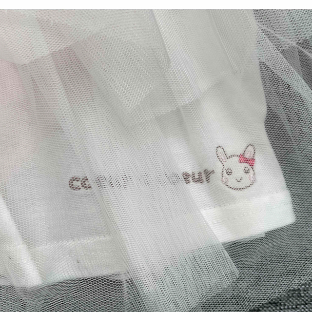 coeur a coeur(クーラクール)のクーラクール　チュールスカート　95 キッズ/ベビー/マタニティのキッズ服女の子用(90cm~)(スカート)の商品写真