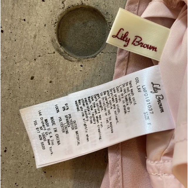 Lily Brown(リリーブラウン)の★LILY BROWN★リリーブラウン ピンク フリル ワンピース 春ワンピース レディースのワンピース(ひざ丈ワンピース)の商品写真