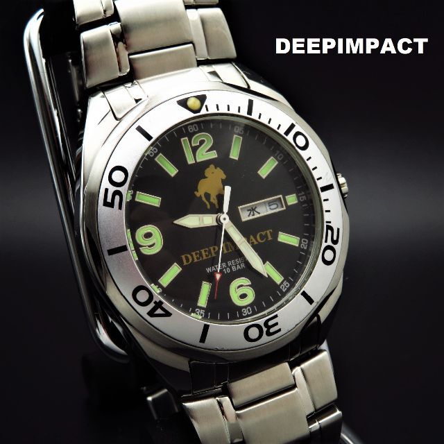 DEEP IMPACT ディープインパクト 腕時計 デイデイト | フリマアプリ ラクマ