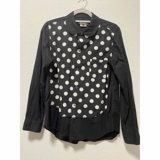 ブラックコムデギャルソン(BLACK COMME des GARCONS)のBLACK comme des garconsドットシャツ(シャツ)