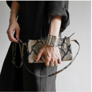 アパルトモン購入 deuxieme CC SKYE パイソン柄バッグ