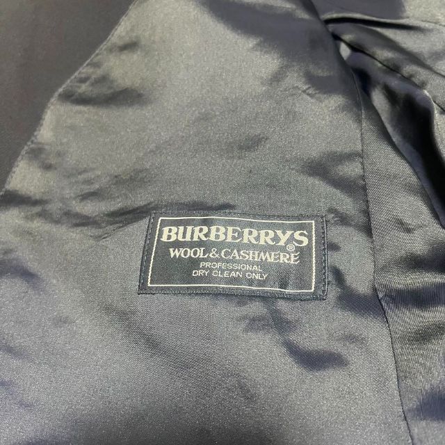 BURBERRY(バーバリー)の【カシミヤ】BURBERRYS ダブル テーラードジャケット 90s メンズのジャケット/アウター(テーラードジャケット)の商品写真