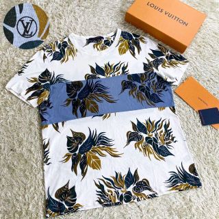 ルイヴィトン(LOUIS VUITTON)の【未使用•タグ付き】ルイヴィトン ボタニカル Tシャツ カットソー ロゴ M(Tシャツ/カットソー(半袖/袖なし))