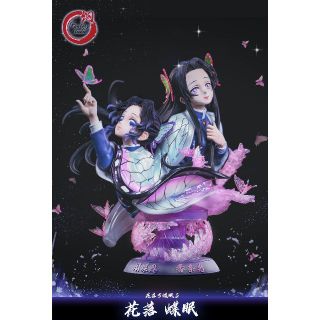 鬼滅の刃 胡蝶カナエ 胡蝶しのぶ ガレージキット フィギュア バスト 胸像