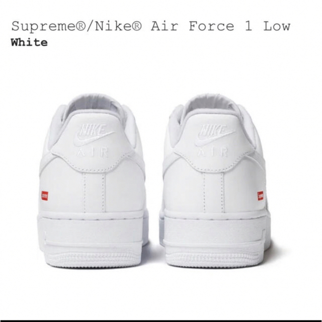 Supreme(シュプリーム)の☆最安値 Supreme Nike Air Force 1 Low 白 28cm メンズの靴/シューズ(スニーカー)の商品写真