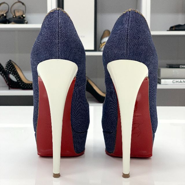 Christian Louboutin デニム パンプス ヒール