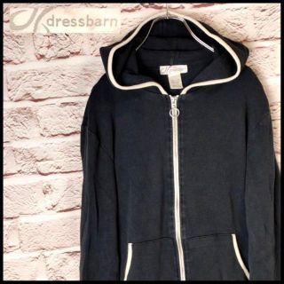 dressbarn　パーカー　フルジップアップパーカー　　両ポケット　シンプル(パーカー)