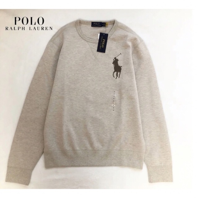 美品❤︎ラルフローレン POLO ロゴ スウェット トレーナー ベージュ