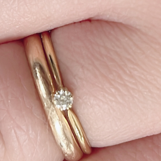 k18 0.08ct レディースのアクセサリー(リング(指輪))の商品写真