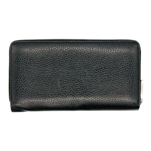 グッチ 473928 レザー GGメタル ラウンドファスナー 長財布 ブラック グッチ 473928 レザー GGメタル ラウンドファスナー 長財布 ブラック