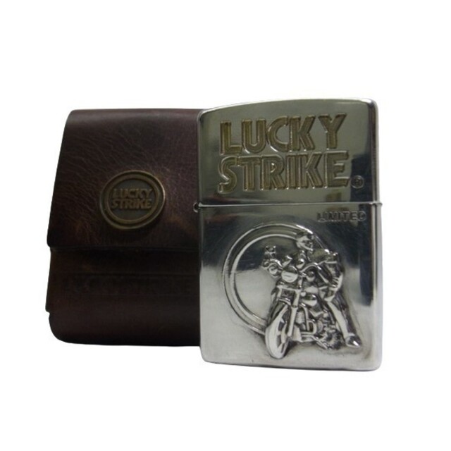 1215付属品限定品☆ZIPPO LUCKYSTRIKE LIMITED ジッポー ラッキース