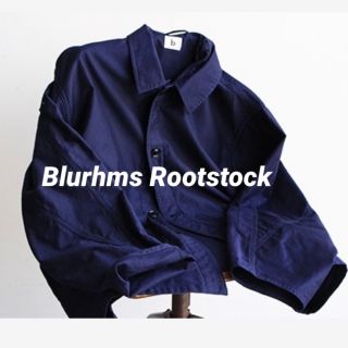 ブラームス(blurhms)のBlurhms Rootstock ブラームスライトモールスキンワークジャケット(カバーオール)