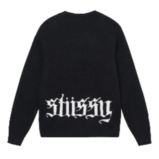 stussy Gothic knit sweater BLK XL