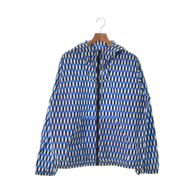 MSGM エムエスジーエム ブルゾン（その他） 48(L位) 青x黒x白(総柄)