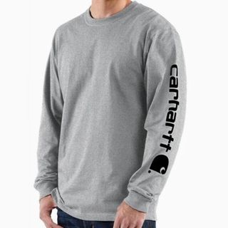 カーハート(carhartt)の【S】Carhartt カーハート ロンT K231ロゴグラフィック グレー(Tシャツ/カットソー(七分/長袖))