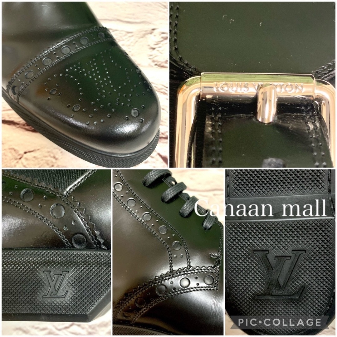 未使用】LOUIS VUITTON サイドゴア編み上げブーツ 人気アイテム 52.0