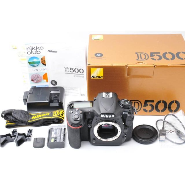 ☆新品級☆ Nikon デジタル一眼レフカメラ D500 元箱付 #874A 予約販売