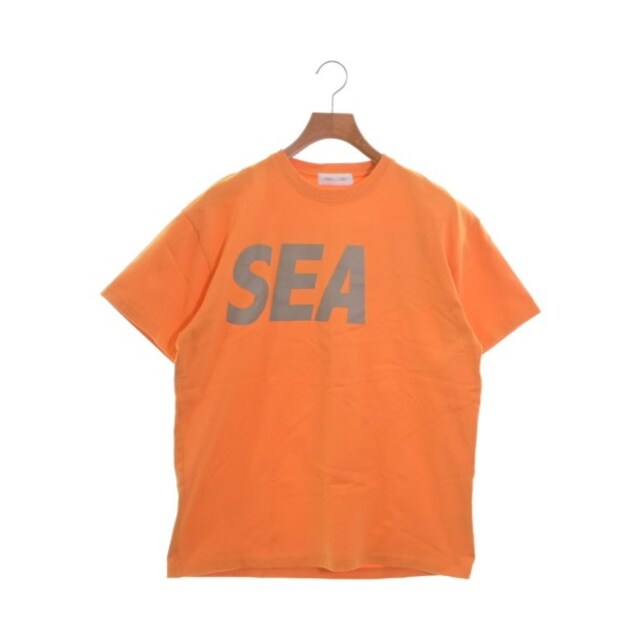 WIND AND SEA ウィンダンシー Tシャツ・カットソー M オレンジ