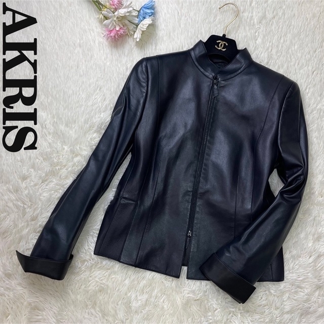 福袋セール】 羊革 最高級♡皇室御用達♡美品♡AKRIS アクリス レザー