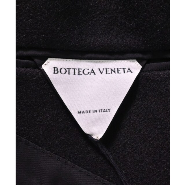 Bottega Veneta(ボッテガヴェネタ)のBOTTEGA VENETA ボッテガベネタ チェスターコート 44(S位) 黒 【古着】【中古】 メンズのジャケット/アウター(チェスターコート)の商品写真