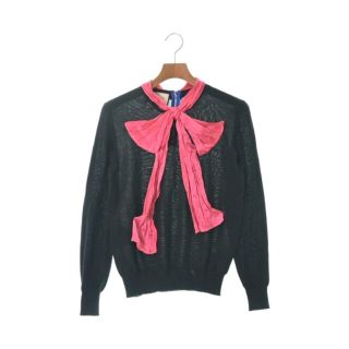 グッチ(Gucci)のGUCCI グッチ ニット・セーター -(M位) 黒xピンク 【古着】【中古】(ニット/セーター)