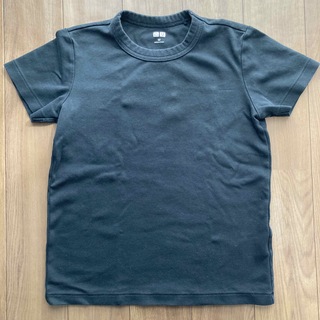 ユニクロ(UNIQLO)のユニクロ Tシャツ 半袖 ブラック Mサイズ(Tシャツ/カットソー(半袖/袖なし))